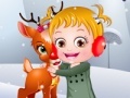 Permainan Baby Hazel. Reindeer surprise