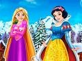 Permainan Rapunzel And Snow White Winter Dress Up