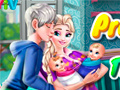 Permainan Pregnant Elsa Twins Birth