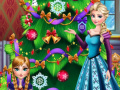 Permainan Frozen Christmas Tree Design