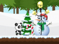 Permainan Christmas Panda Run