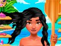 Permainan Polynesian Princess Real Haircuts