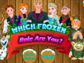 Permainan Which Frozen Role Are You