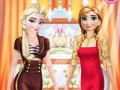 Permainan Elsa And Anna Work Dress Up  