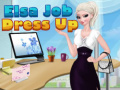 Permainan Elsa Job Dress Up