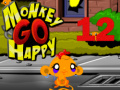 Permainan Monkey Go Happy Stage 12