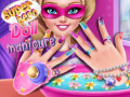 Permainan Superhero doll manicure