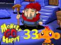 Permainan Monkey Go Happy Stage 33