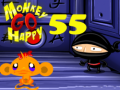 Permainan Monkey Go Happy Stage 55