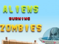 Permainan Aliens Burning Zombies