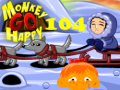 Permainan Monkey Go Happy Stage 104