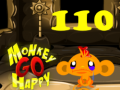 Permainan Monkey Go Happy Stage 110