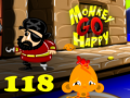 Permainan Monkey Go Happy Stage 118