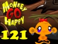 Permainan Monkey Go Happy Stage 121