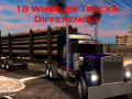 Permainan 18 Wheeler Trucks Differences