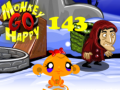 Permainan Monkey Go Happy Stage 143