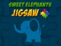 Permainan Sweet Elephants Jigsaw