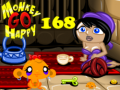 Permainan Monkey Go Happy Stage 168