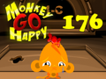 Permainan Monkey Go Happy Stage 176