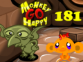 Permainan Monkey Go Happy Stage 181