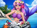 Permainan Princess Mermaid Makeup Style