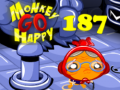 Permainan Monkey Go Happy Stage 187