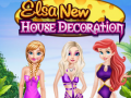 Permainan Elsa New House Decoration