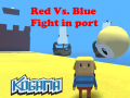 Permainan Kogama: Red Vs. Blue Fight in port