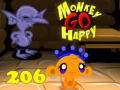 Permainan Monkey Go Happy Stage 206