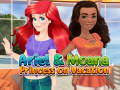 Permainan Ariel and Moana Princess on Vacation