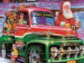 Permainan Santa Trucks Jigsaw