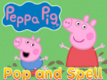 Permainan Peppa pig pop and spell