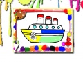 Permainan Boats Coloring Book