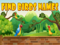 Permainan Find Birds Names