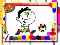 Permainan Football Coloring Time