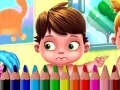 Permainan Back To School: Baby Coloring Book