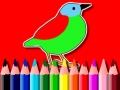 Permainan Back To School: Birds Coloring Book