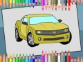 Permainan American Cars Coloring Book