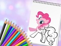 Permainan Cute Pony Coloring Book