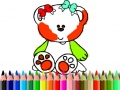 Permainan Back to School: Sweet Bear Coloring