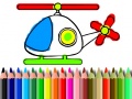 Permainan Back To School Helicopter Coloring