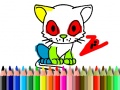 Permainan Back To School: Cat Coloring