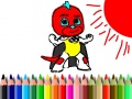 Permainan Back To School: Mask Boy Coloring