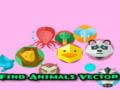 Permainan Find Animals Vector