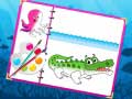 Permainan Sea Creatures Coloring Book