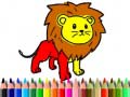 Permainan Back To School: Lion Coloring Book