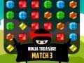 Permainan Ninja Treasure Match 3