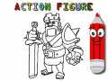 Permainan Back To School: Action Figure Coloring