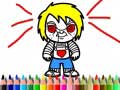 Permainan Scary Boy Coloring Book