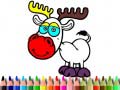 Permainan Back to School: Deer Coloring Book